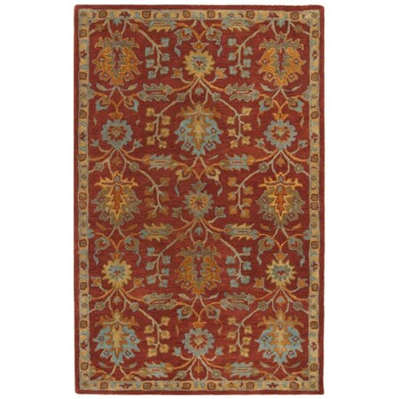 Safavieh 2 x 8 ft. 3 in. Rectangle Heritage Traditional Area Rug - Red & Multicolor HG417Q-28
